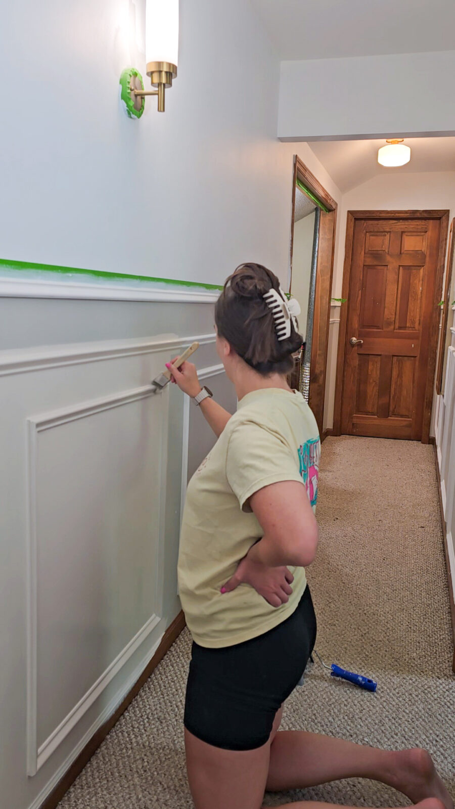 Hallway Trim Update - Cedar Hill Builder