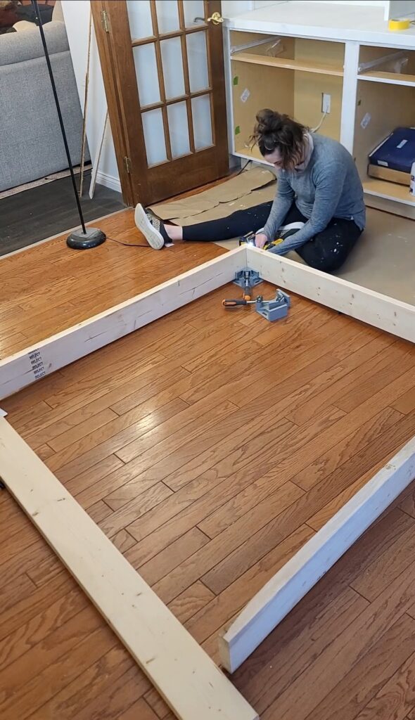 building framing for my hidden nook