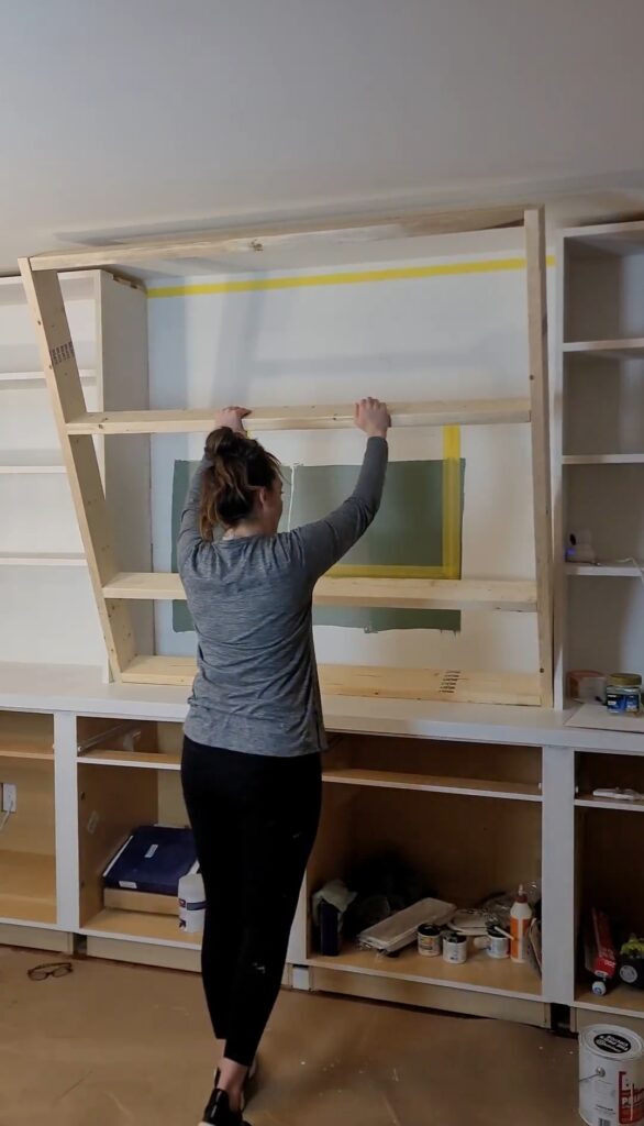 adding framing to my hidden nook